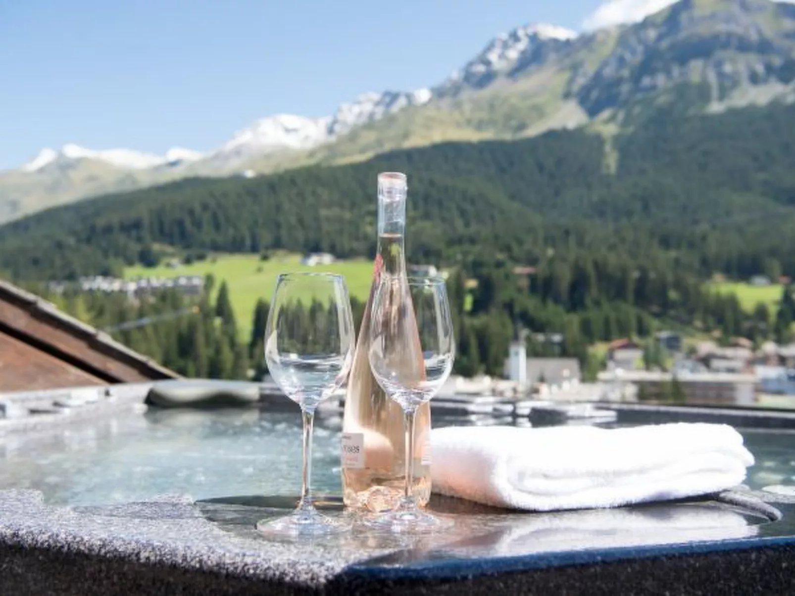 Mit Whirlpool für 6 Personen-Lenzerheide - Draußen