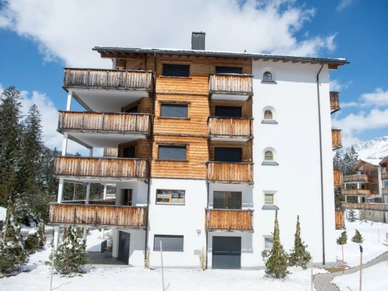 Moderne Ferienwohnung Scalottas Lenzerheide - Draußen