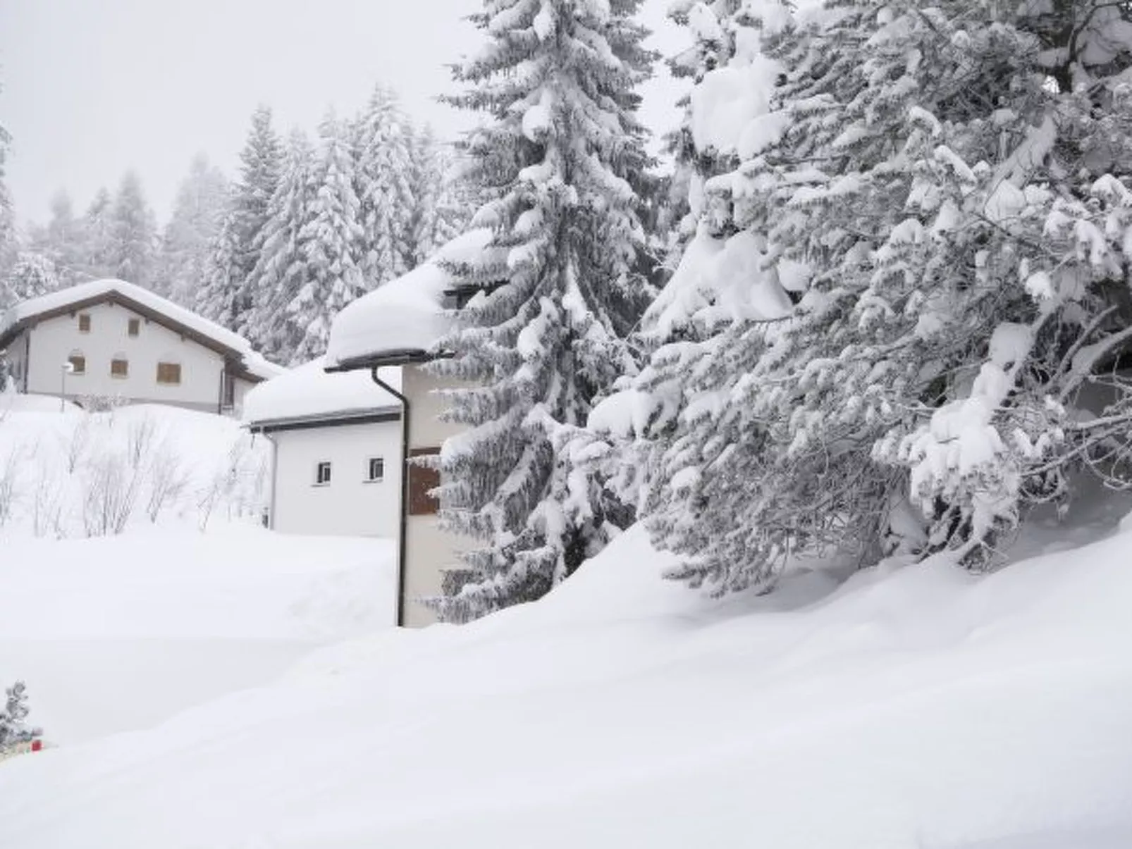 Ski in-Ski out Ferienwohnung Heimberg in Parpan- Lenzerheide - Draußen