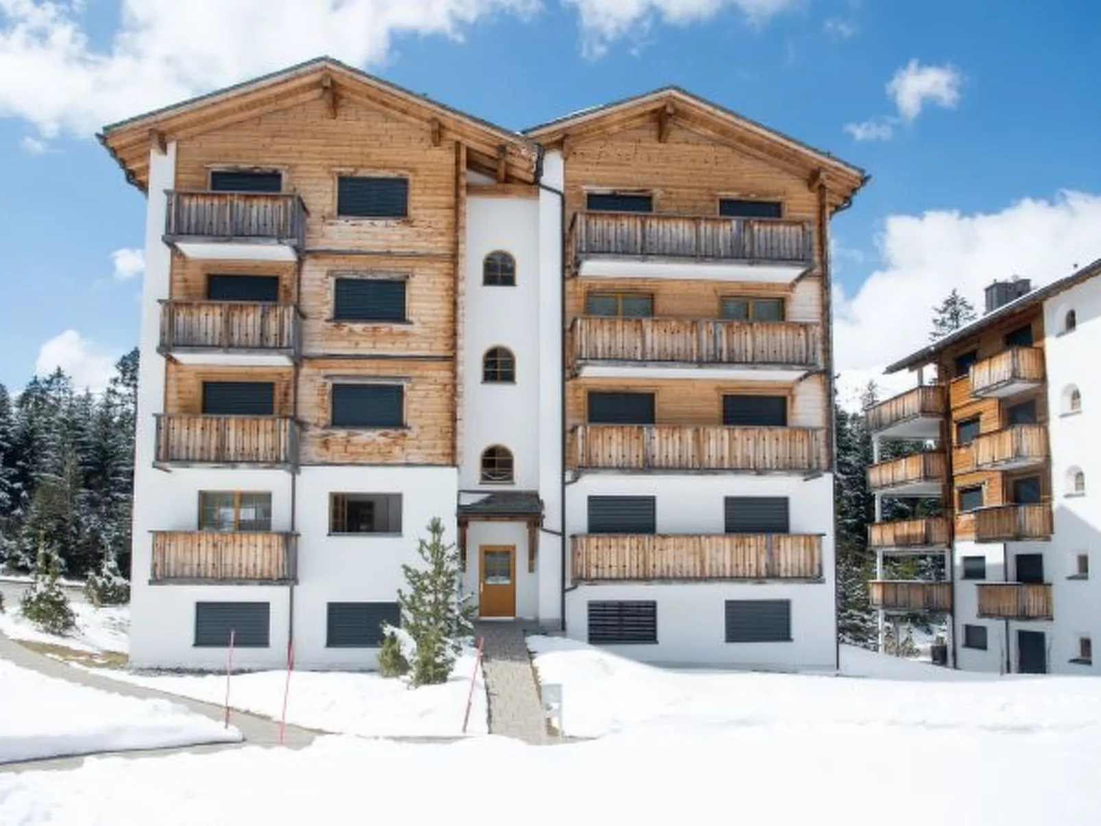 Moderne Ferienwohnung Scalottas Lenzerheide - Draußen