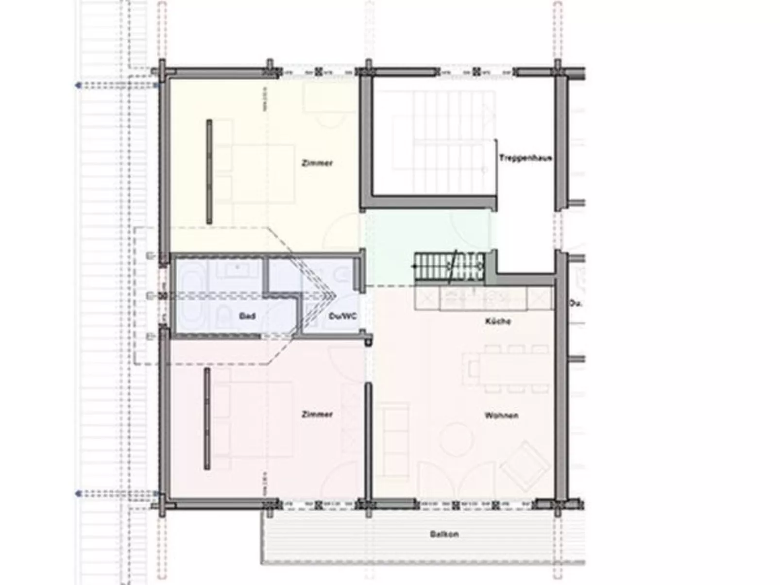 Chalet Aberot Penthouse Staubbach - Drinnen
