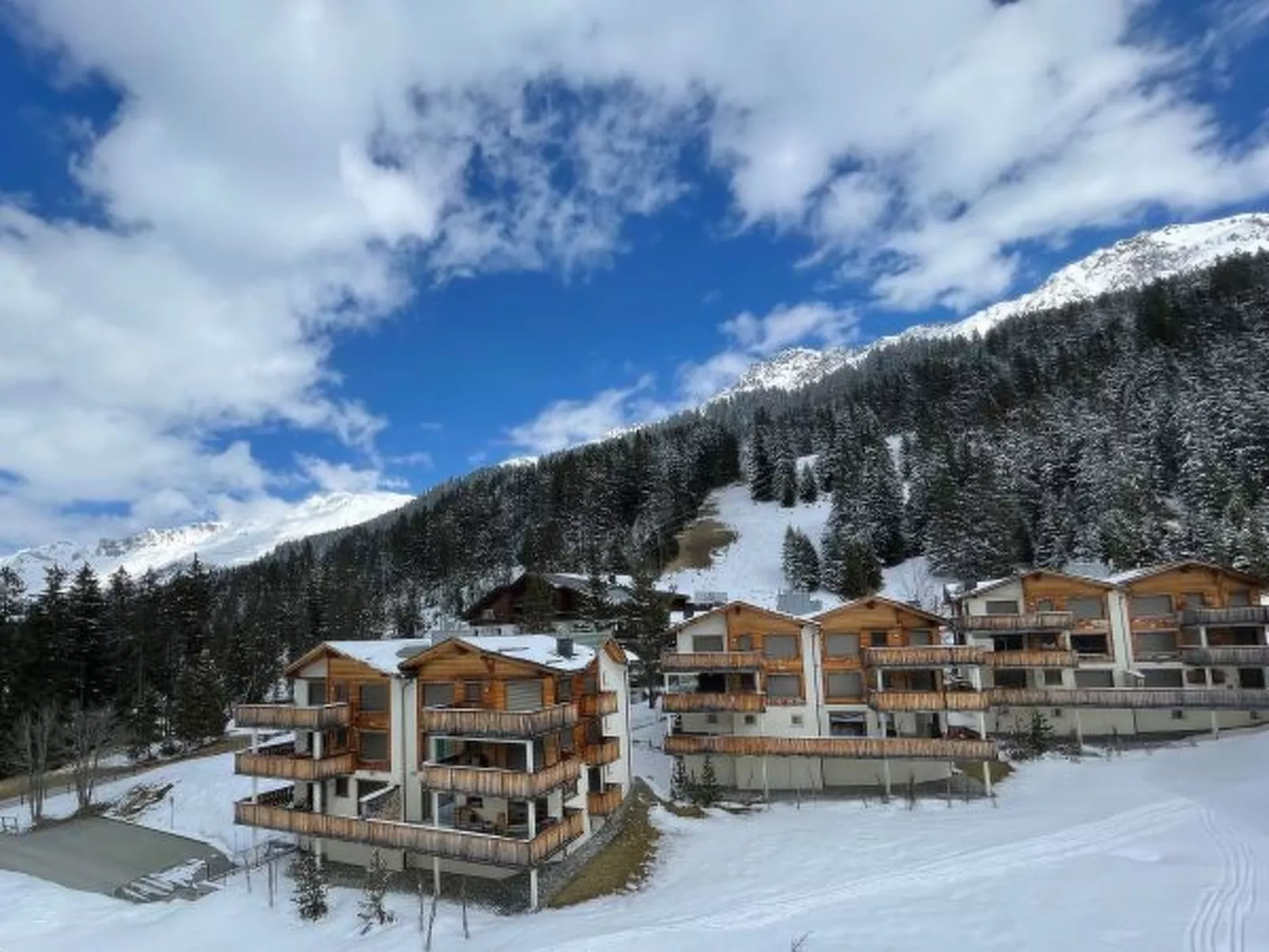 Moderne Ferienwohnung Scalottas Lenzerheide - Draußen