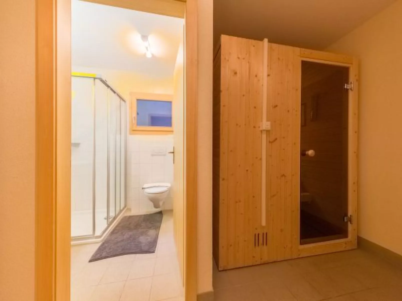 Chalet Nid Blanc wood burning hottub - Drinnen