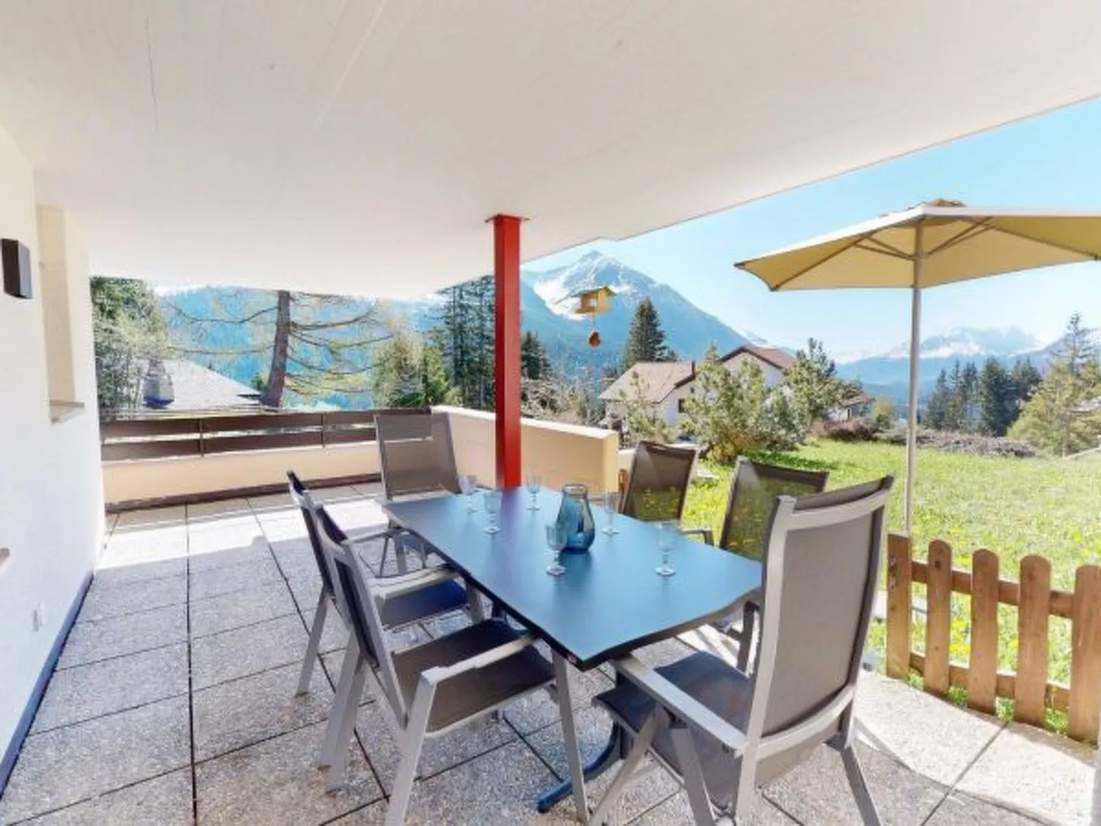 Setaria für 5 Personen Haus Barlangia-Lenzerheide - Dehors