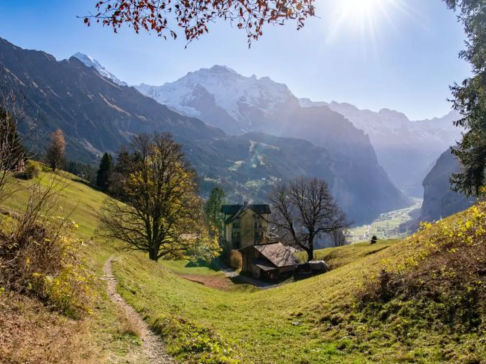 Chalet Hunnenfluh Garden Apartment - Dehors