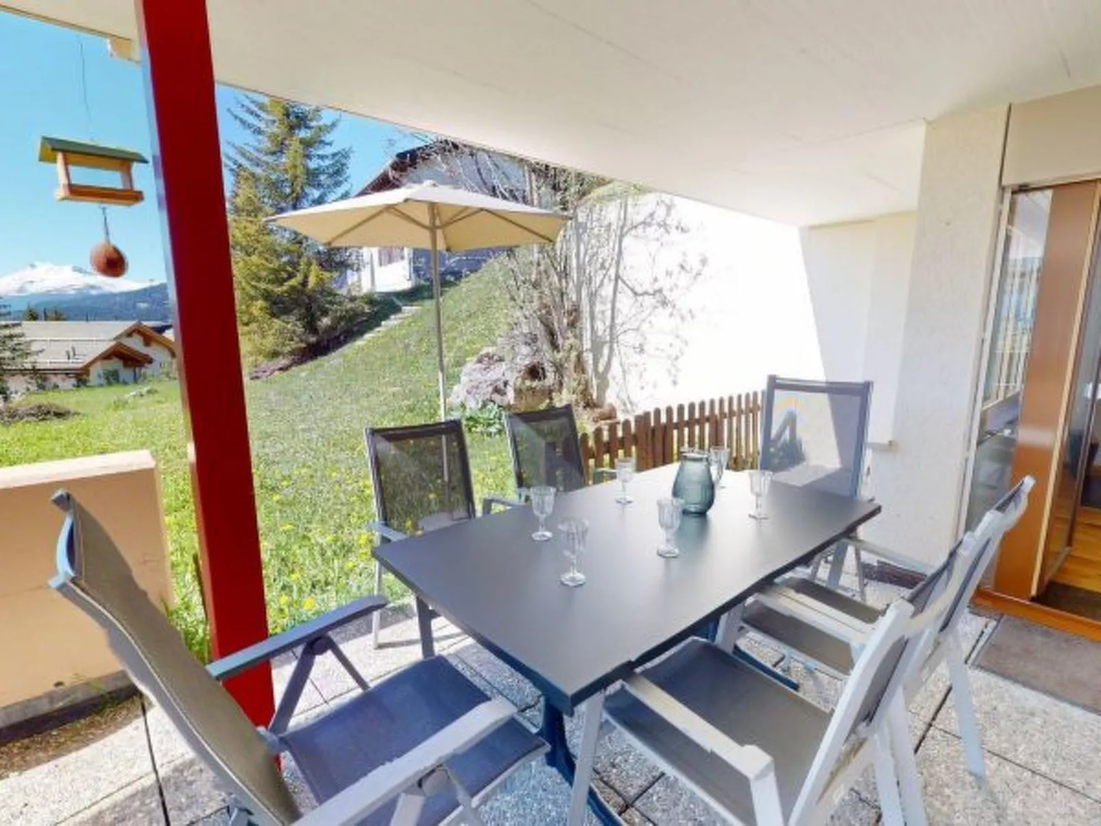 Setaria für 5 Personen Haus Barlangia-Lenzerheide - Dehors