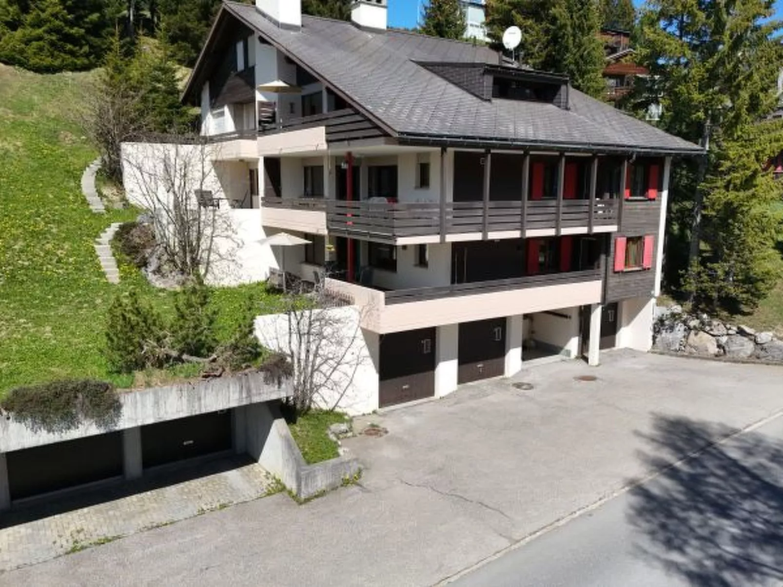 Setaria für 5 Personen Haus Barlangia-Lenzerheide - Dehors