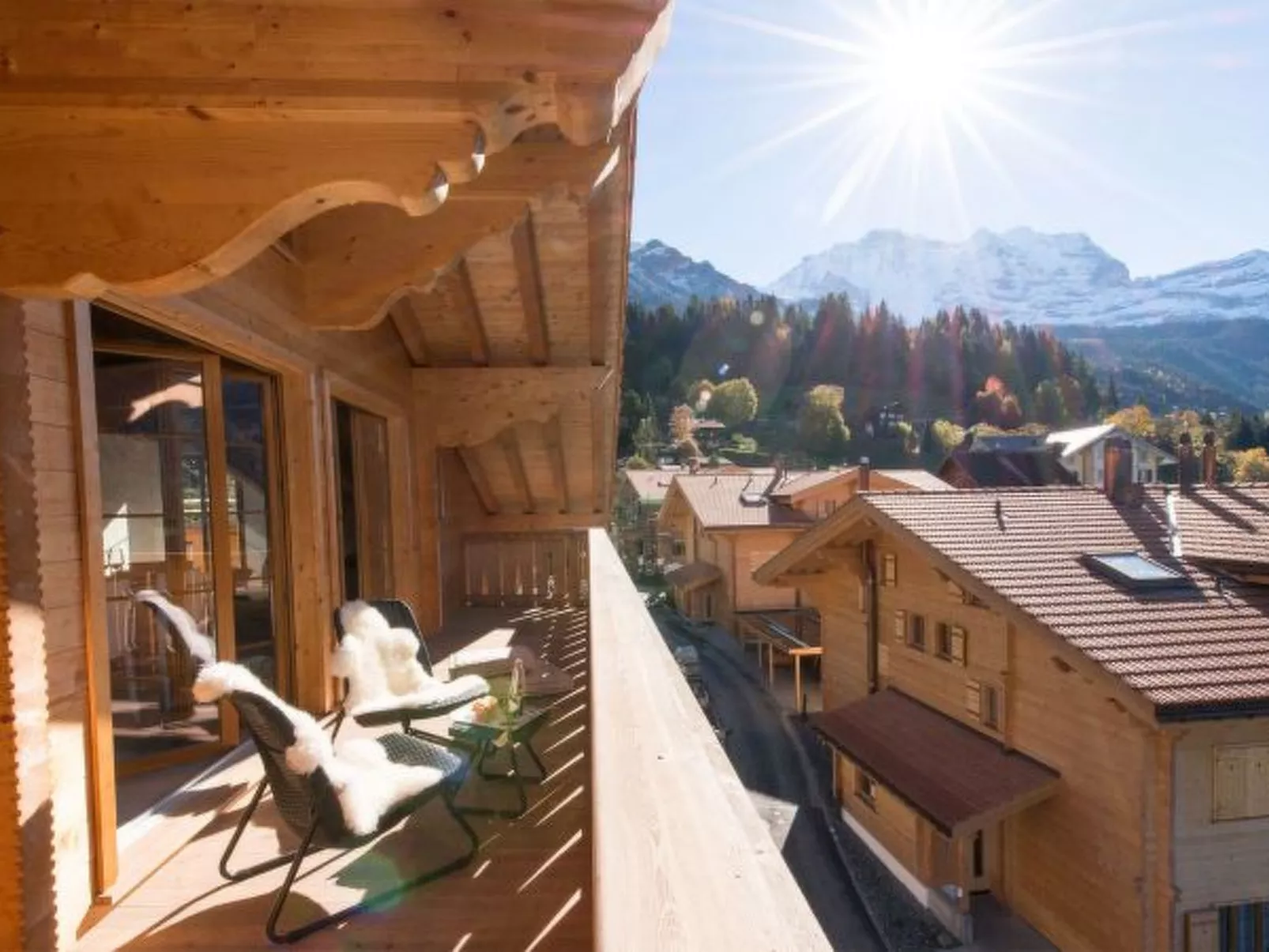 Panoramapark Soleil Doldenhorn Penthouse - Draußen