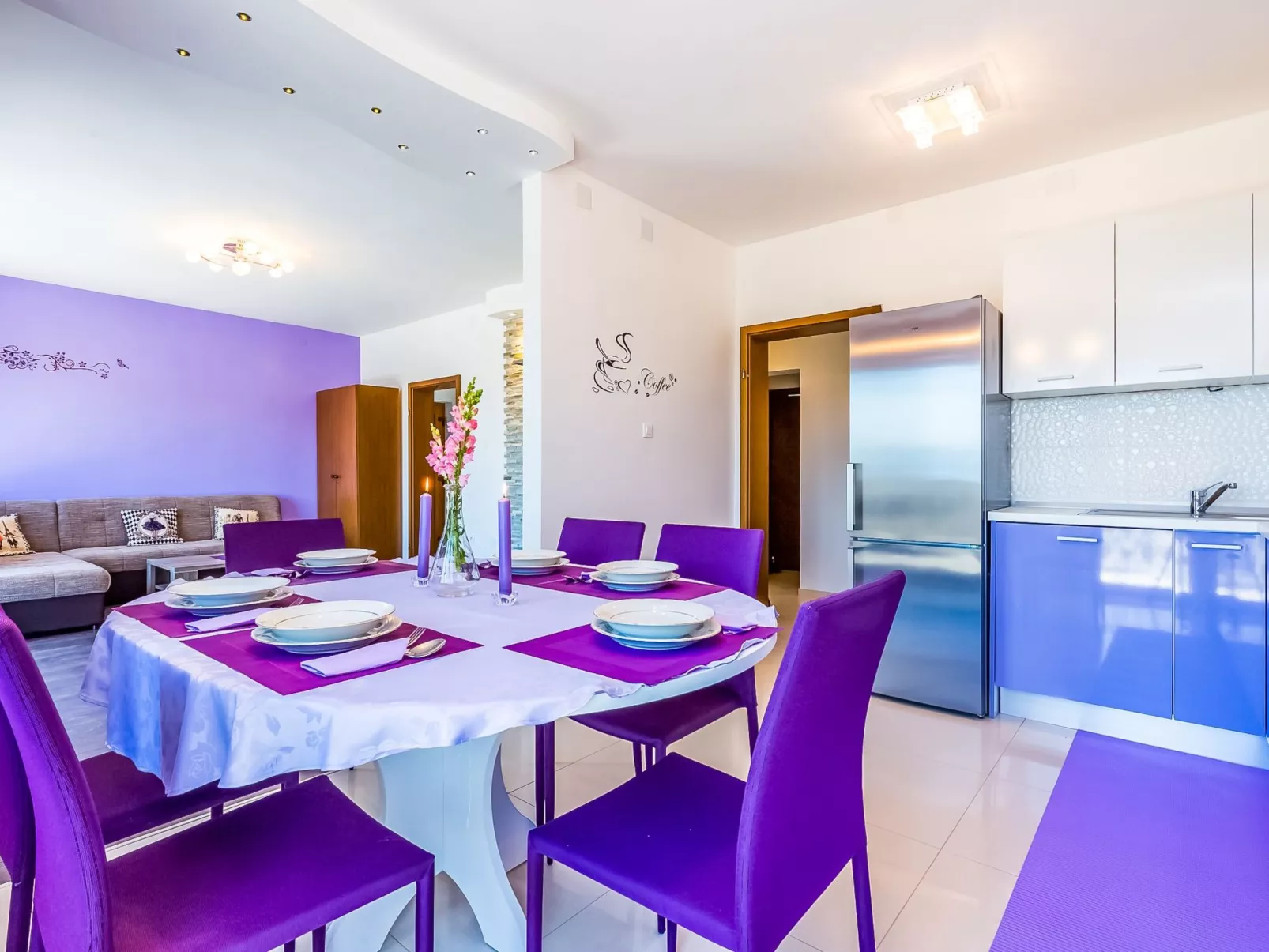 Geräumige Wohnung in Krk mit Garten und Terrasse - Image-tags.info