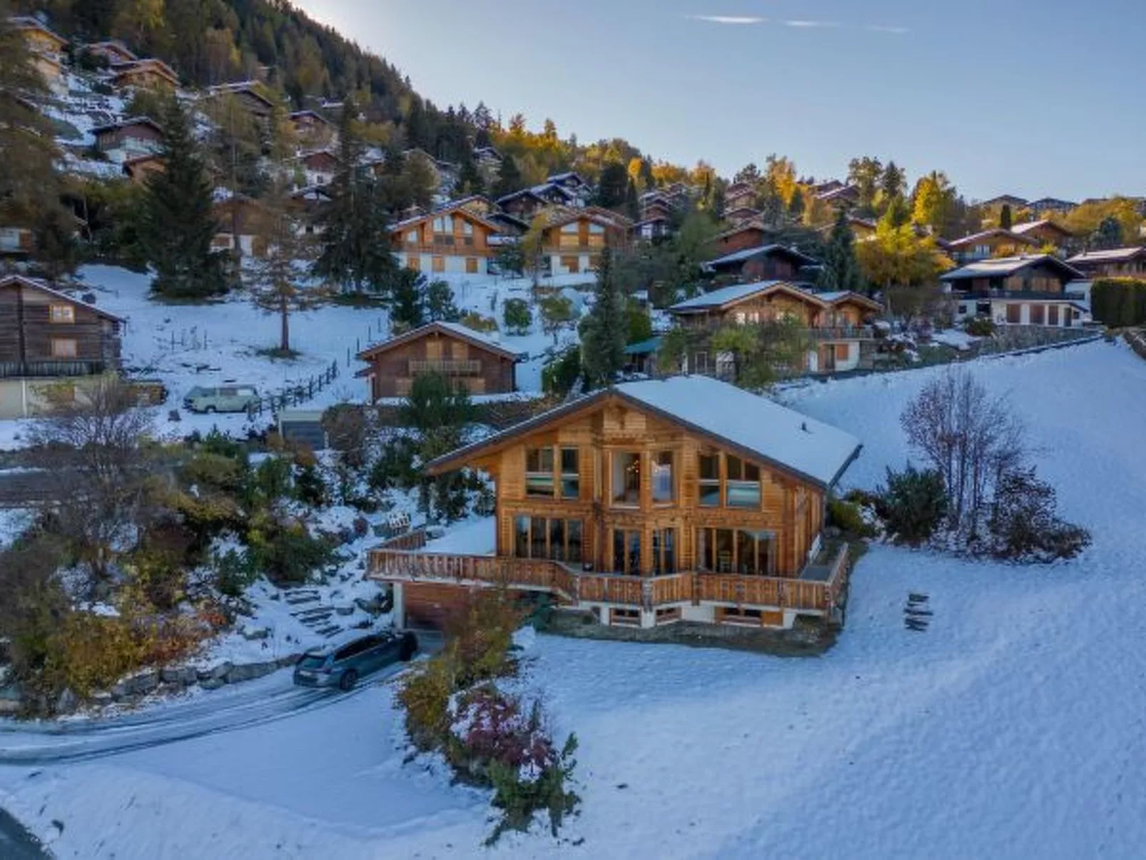 Chalet Vansamis, views & sauna - Draußen