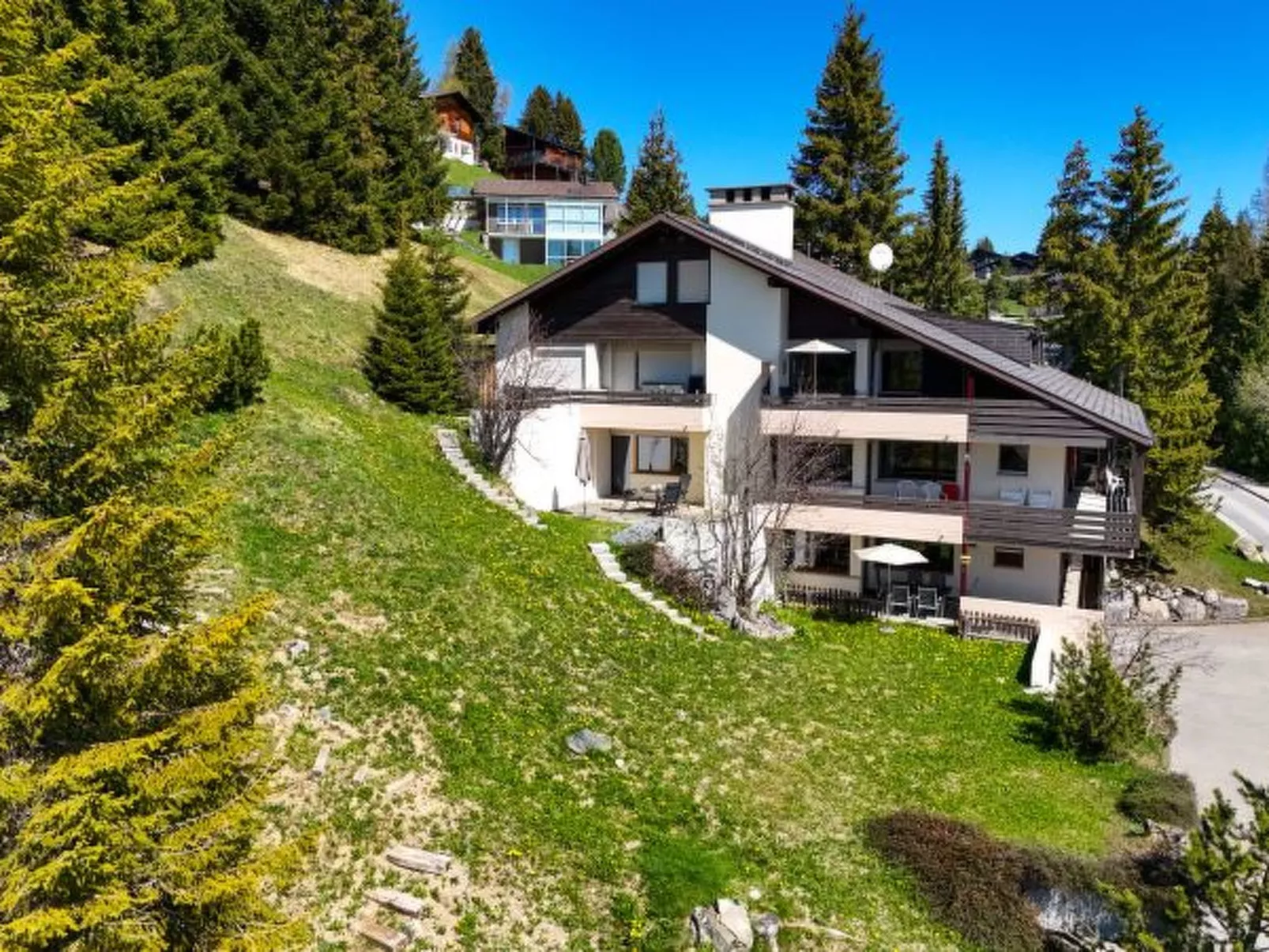 Setaria für 5 Personen Haus Barlangia-Lenzerheide - Dehors