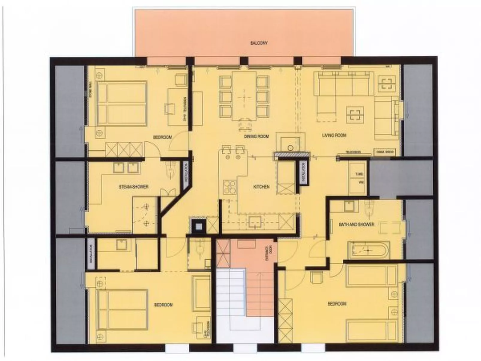 Chalet Margaux Penthouse - Inside