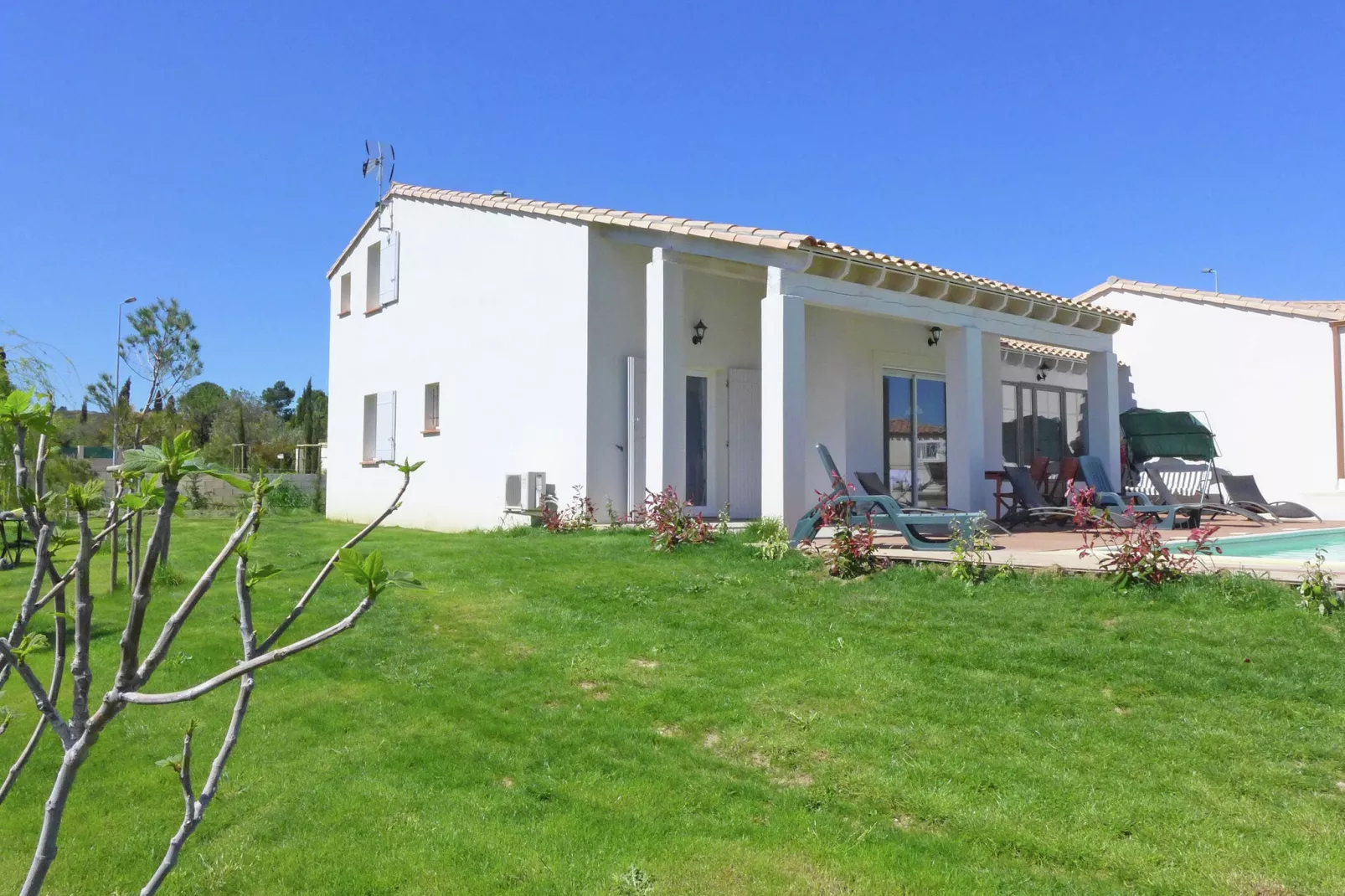 Belle villa avec piscine privée - NARBONNE-Gärten Sommer