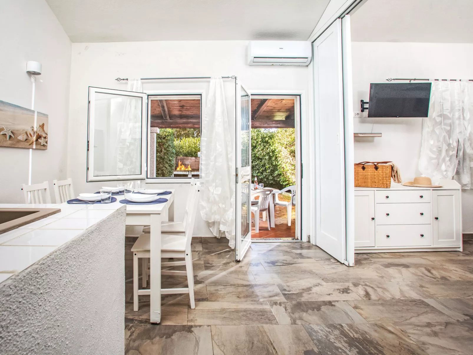 Haus Ulysses in der Nähe des Meeres