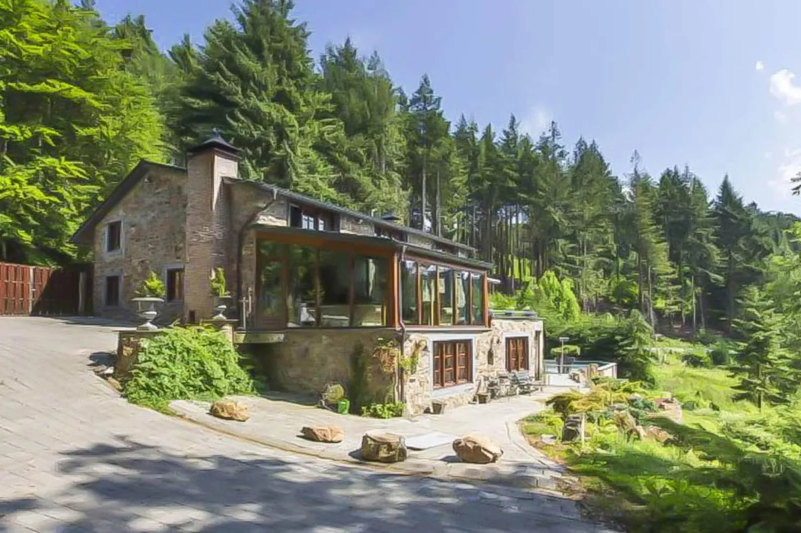 Landhuis la Forêt - Exterior in summer