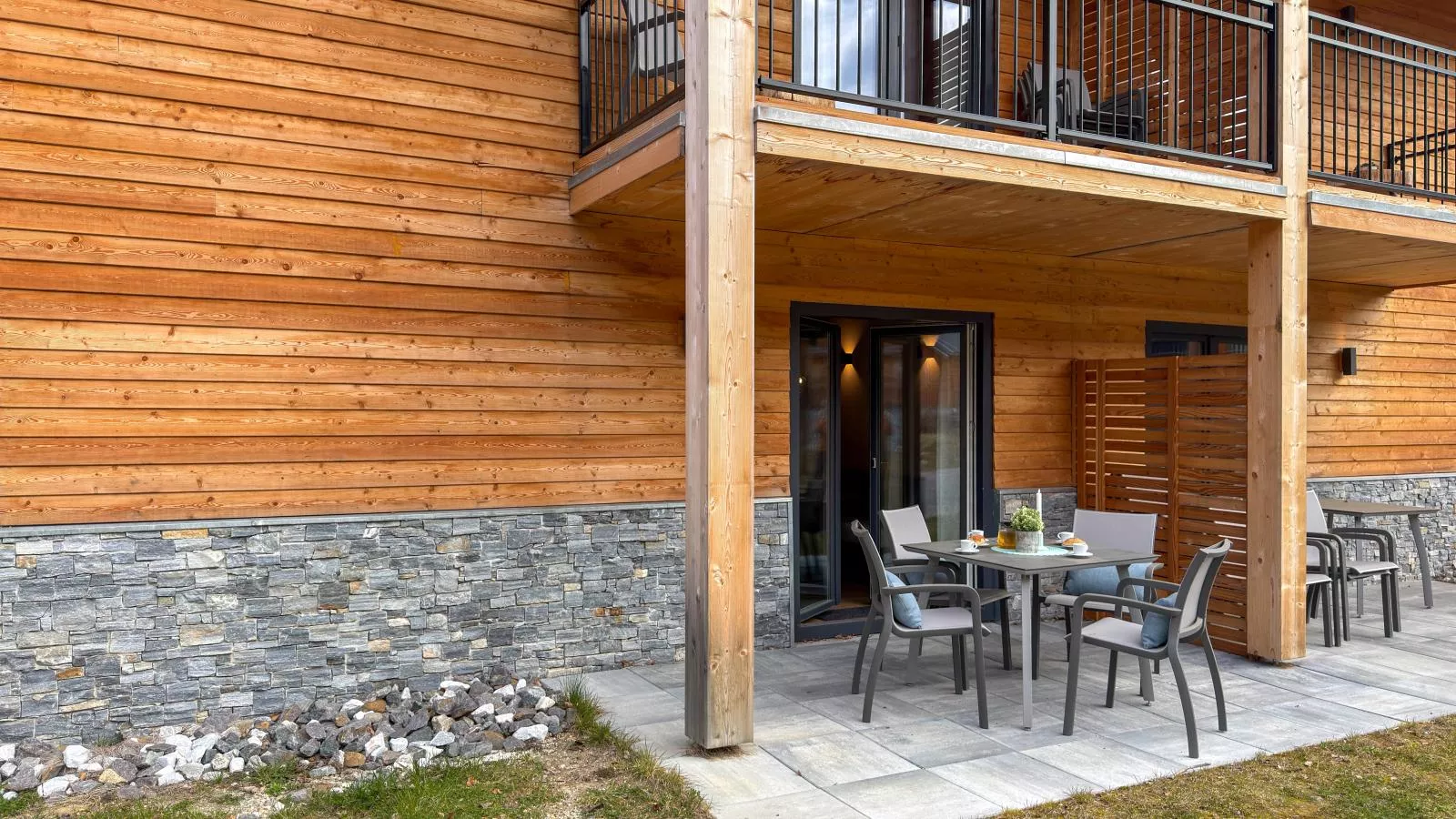 Seesicht Afritz am See - Terrasse/Balkon