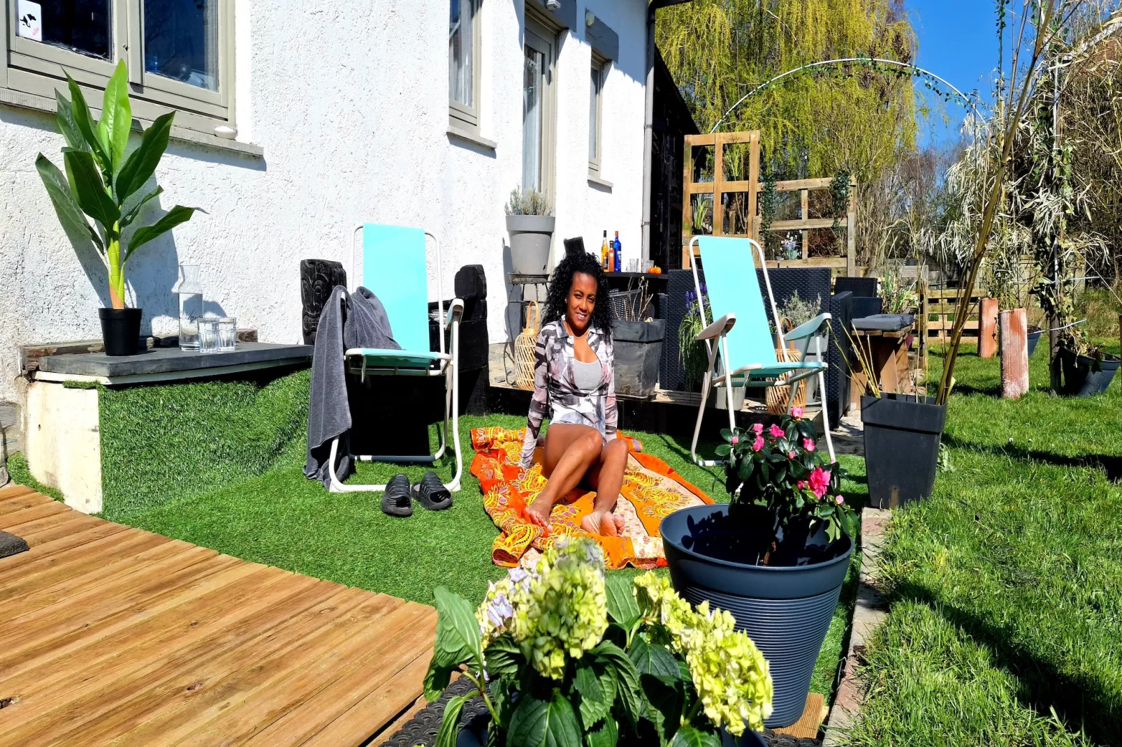 Ardennes Bleu 4 pers maximum - Garten Sommer