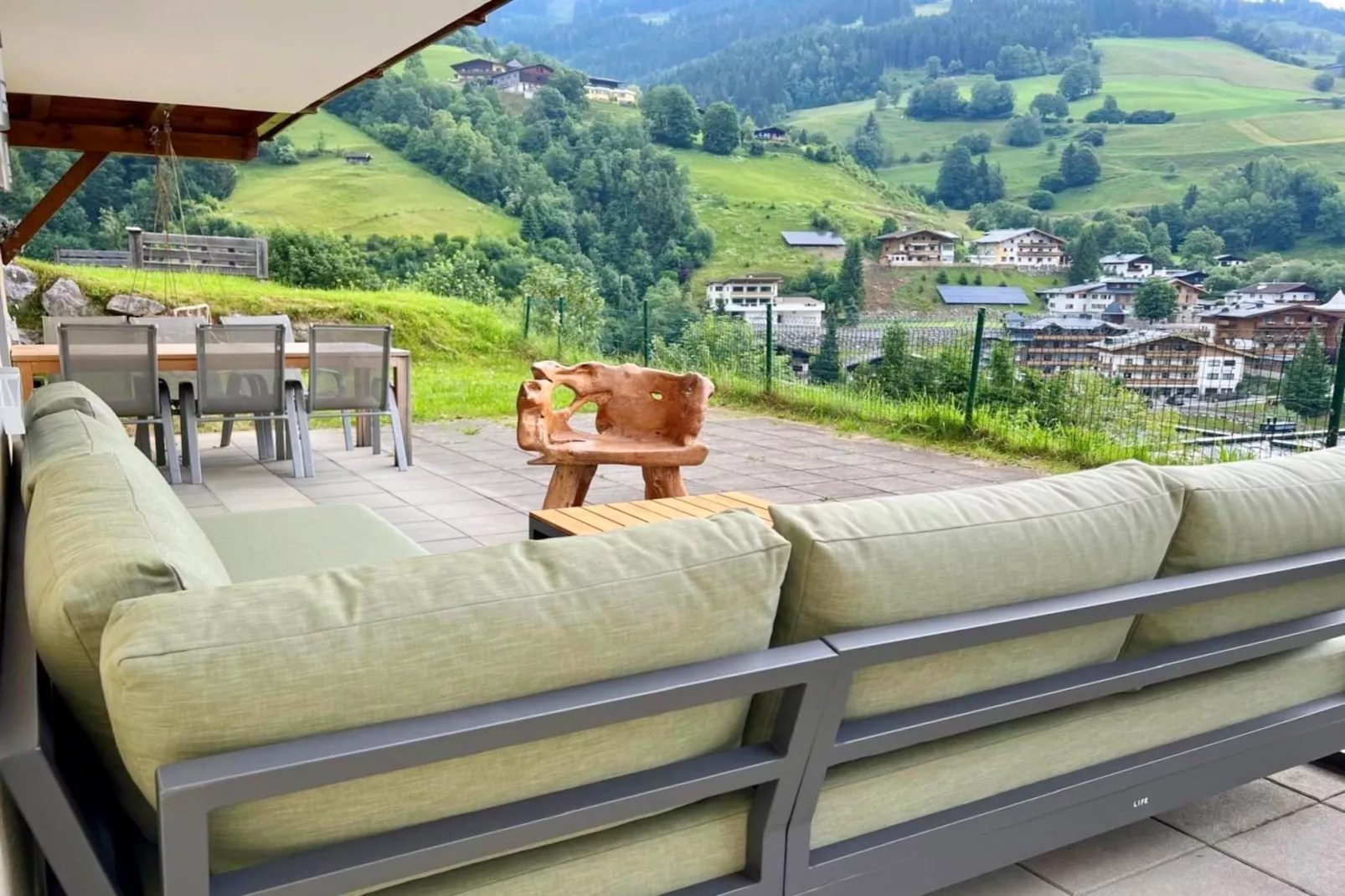 Genieten in Saalbach Top D1 - Terrasse/Balkon