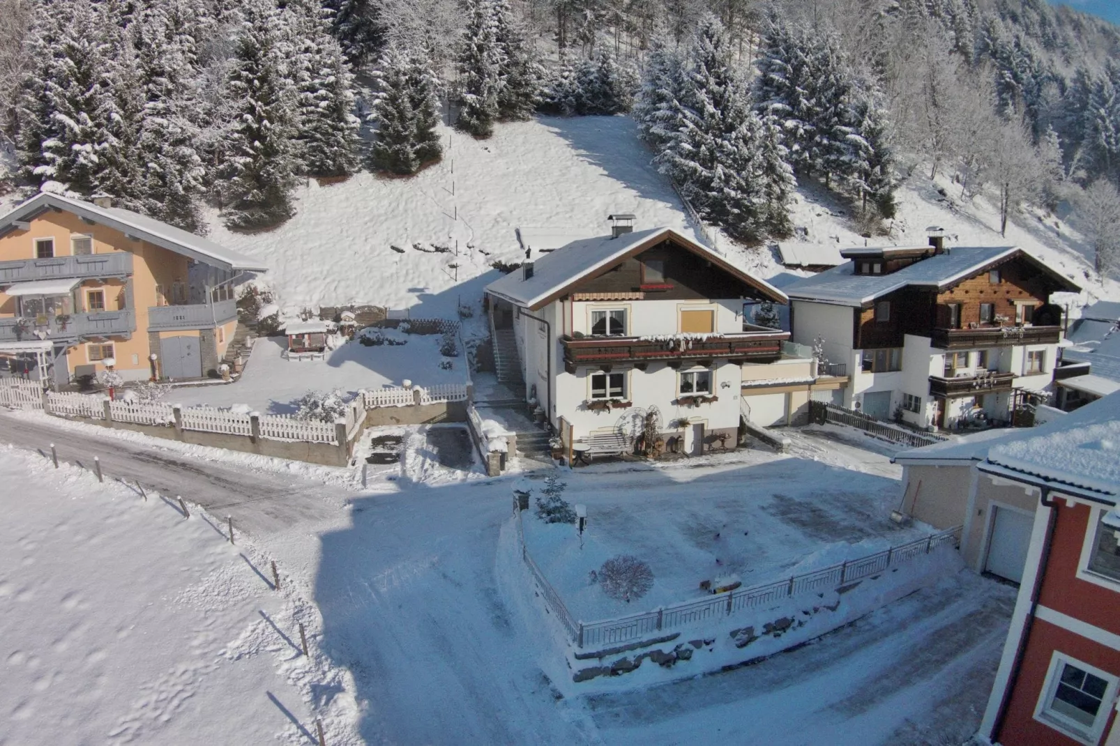 Sonnenschein-Exterior winter