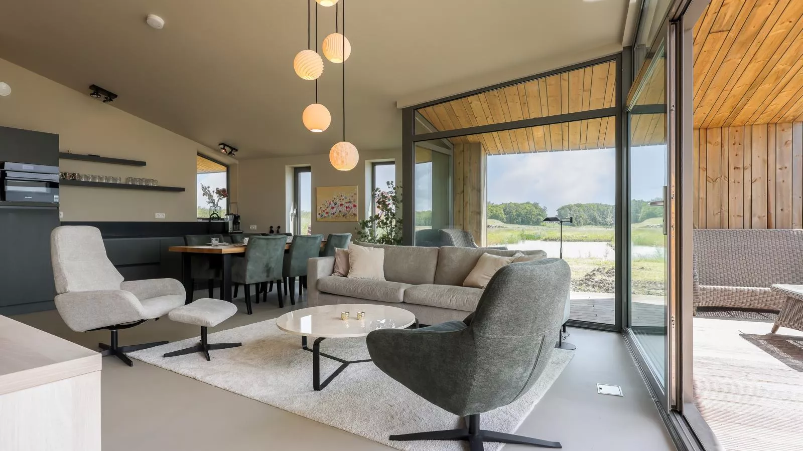 Natuurhuis Avondwei - Wohnzimmer