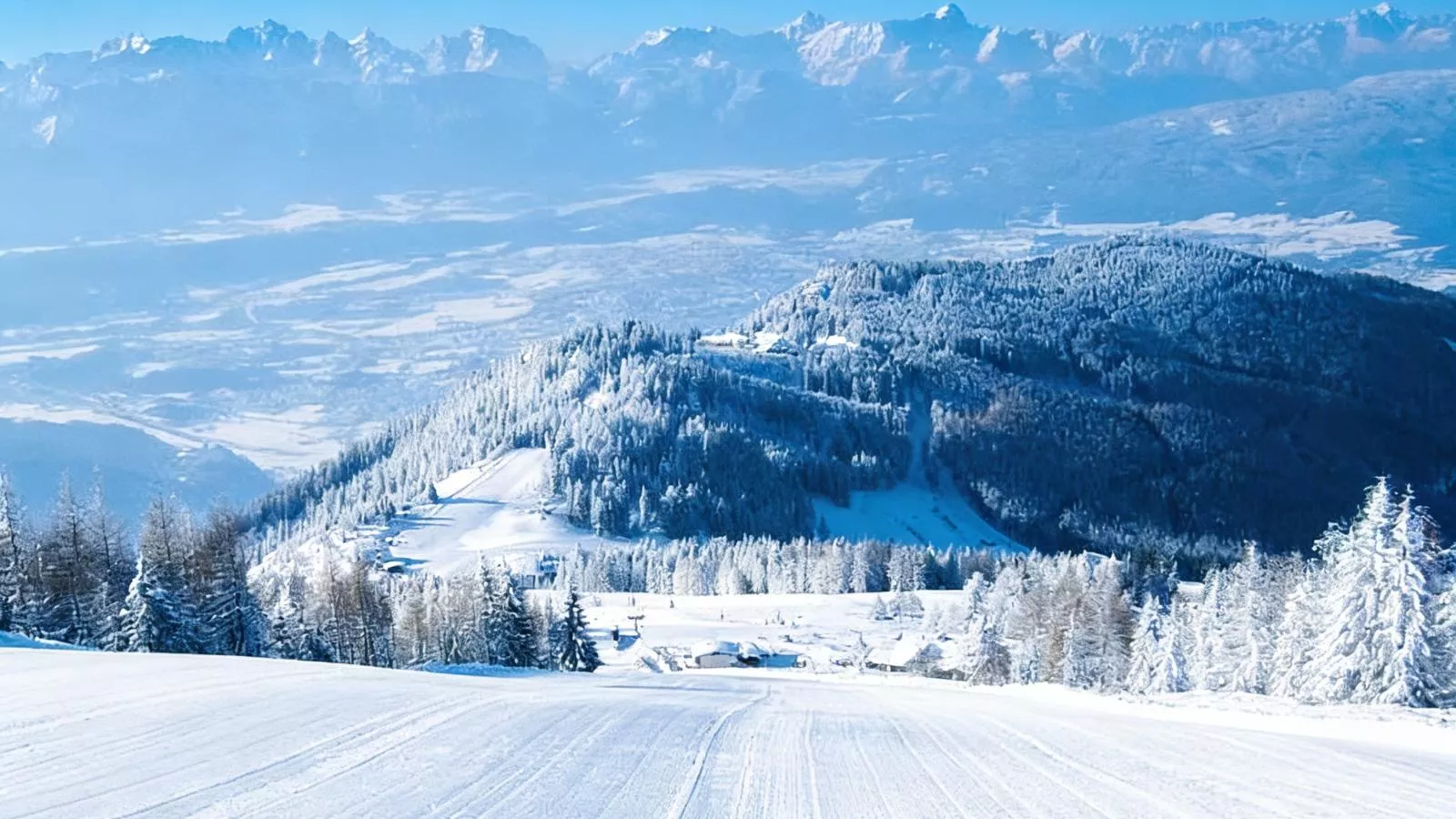 Seesicht Afritz am See - Gebiet Winter 20 km