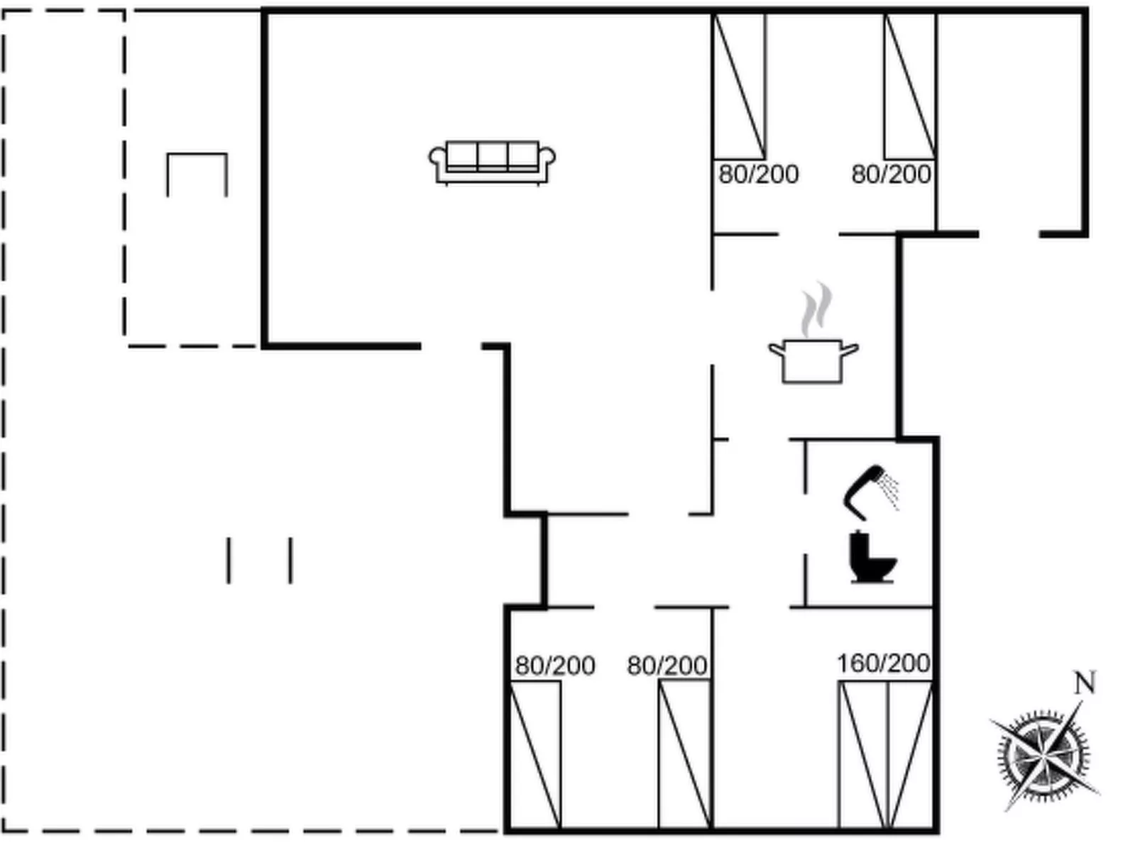 "Aksinja" - 500m from the sea
