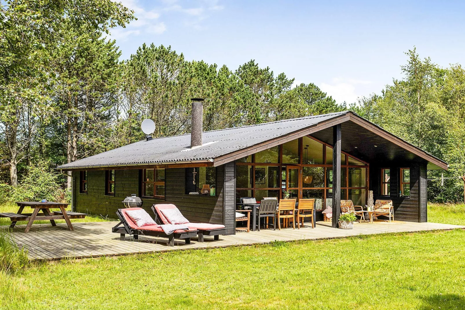 Maison de vacances pour 6 a Jerup-By Traum - Extérieur