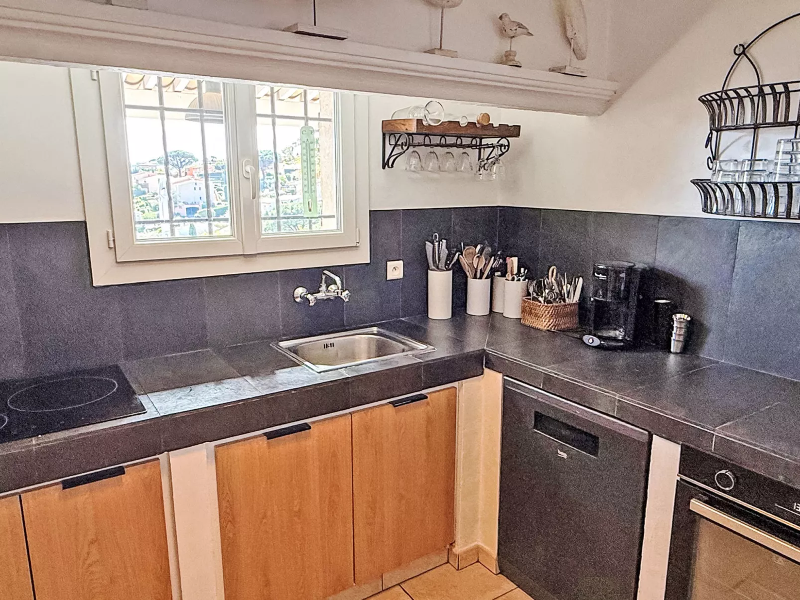 Haus 6 Personen- Klimaanlage- Wifi- Meerblick - Drinnen