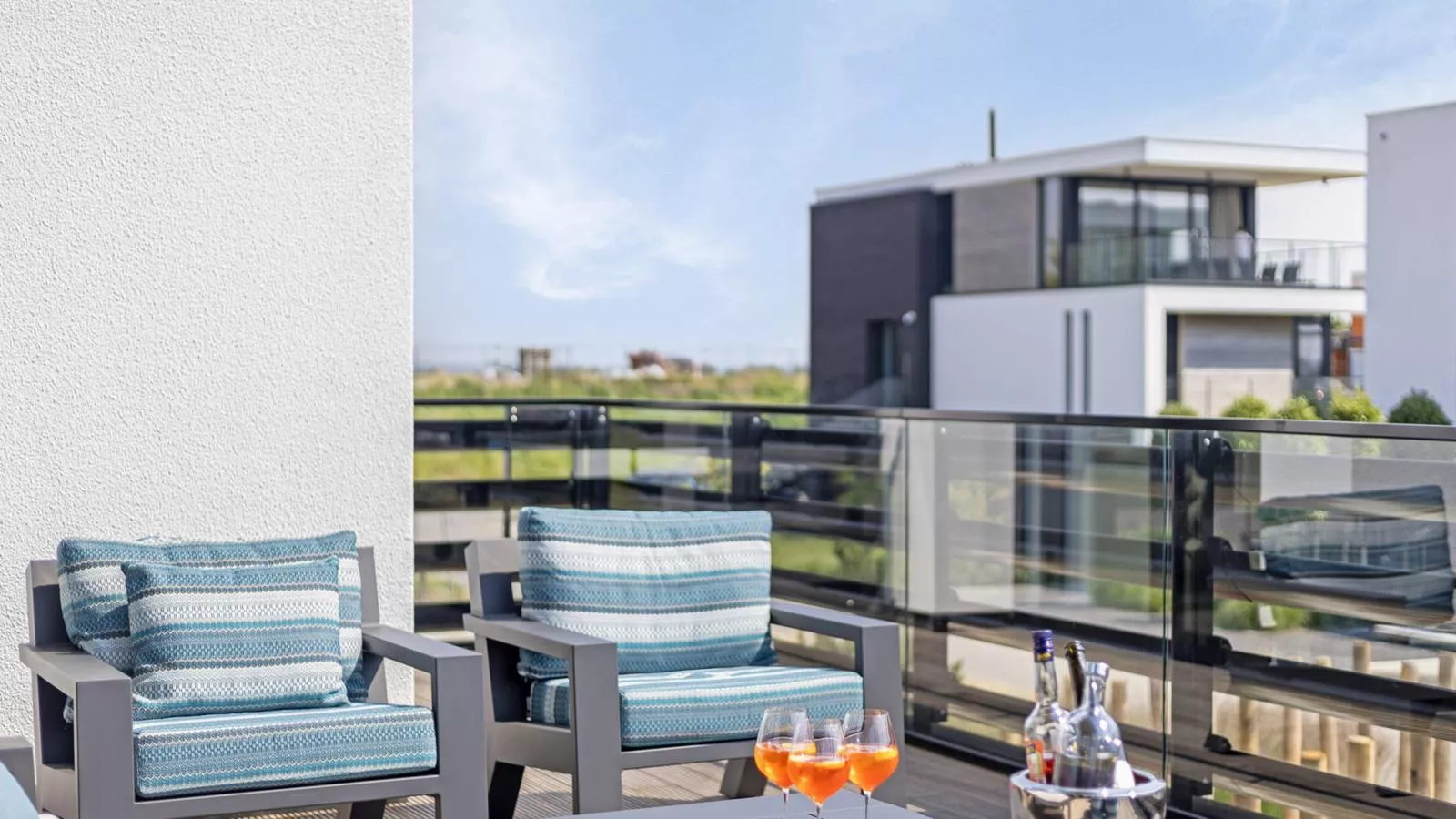 Zilte Watervilla - Terrace balcony