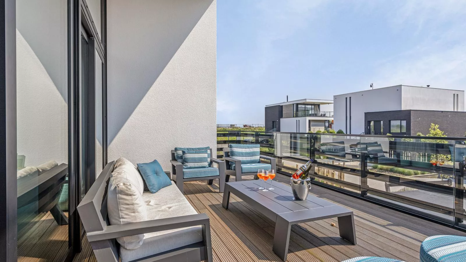 Zilte Watervilla - Terrace balcony