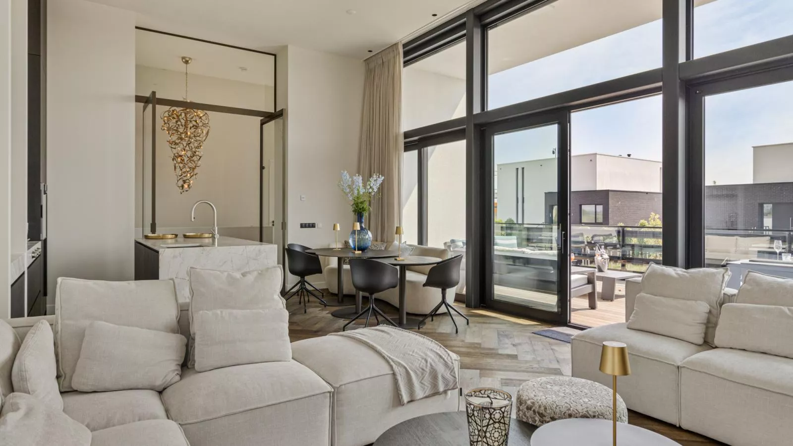 Zilte Watervilla - Living room