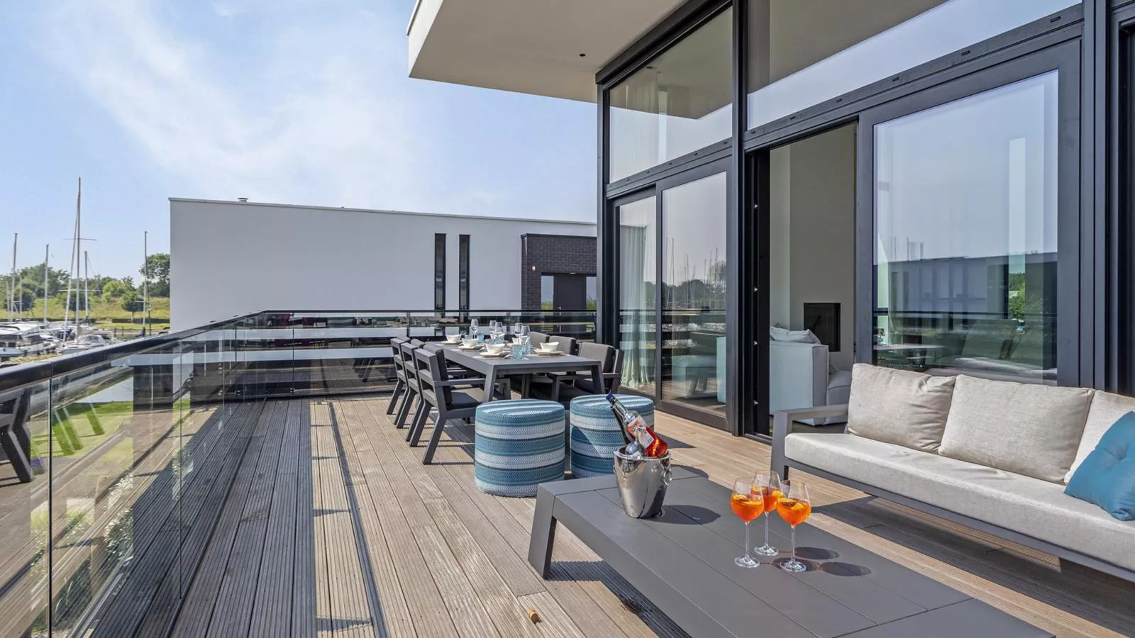 Zilte Watervilla - Terrace balcony