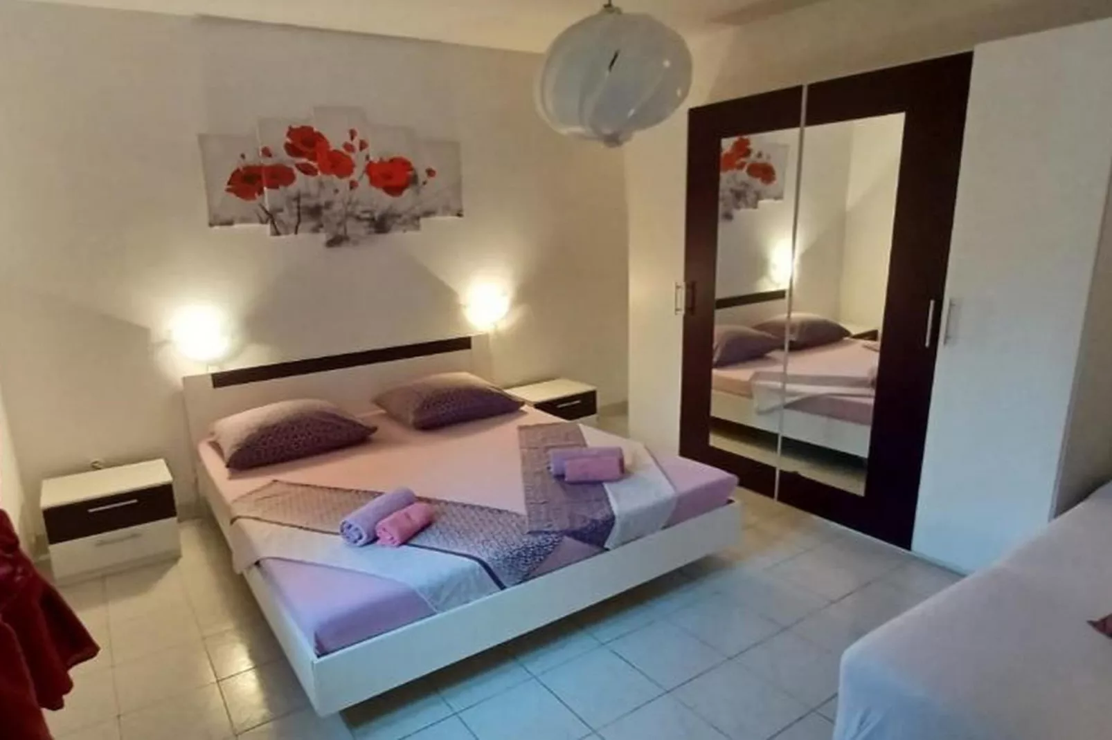 Apartments Katarina - Two Bedroom Apartment with Terrace (A1) - Schlafzimmer