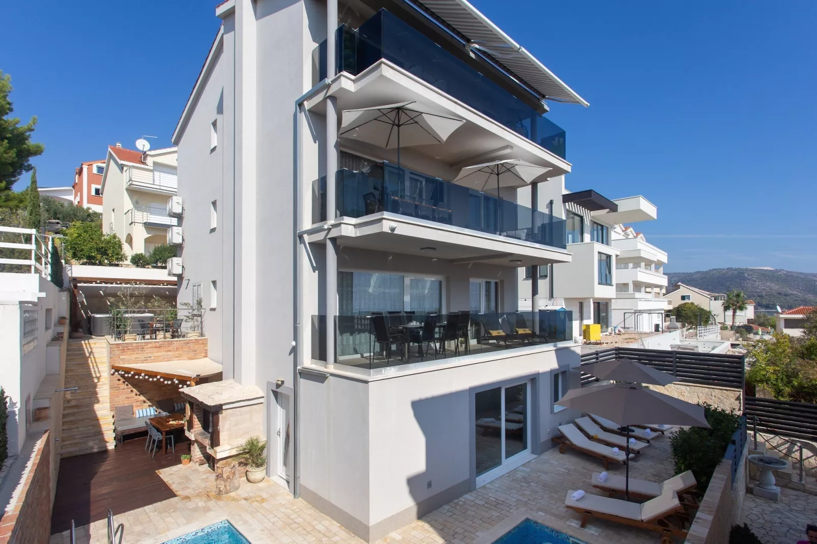 Apartments Aqua - Superior Two Bedroom Apartment with Terrace and Sea View (Aqua 2) - Outdoor