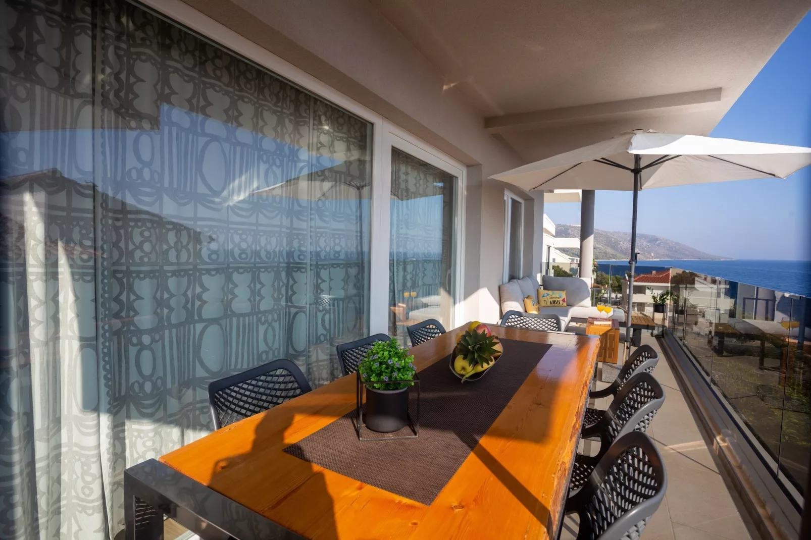 Apartments Aqua - Superior Two Bedroom Apartment with Terrace and Sea View (Aqua 2) - Terrace