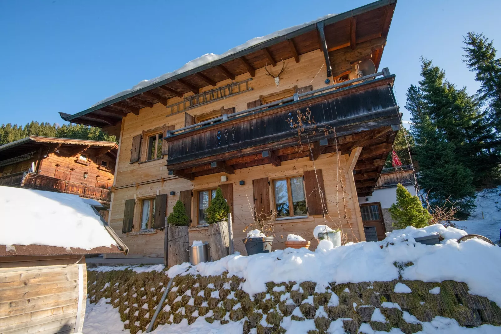 Thaler Hütte - Platzhirsch - Exterior in winter