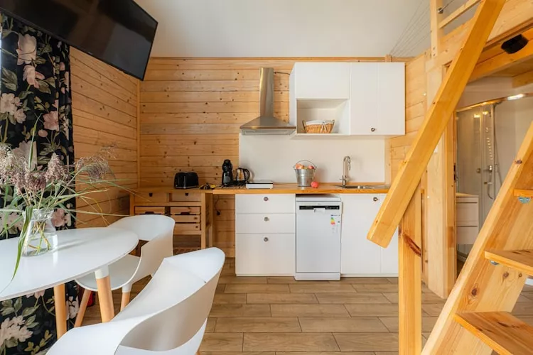 Dom nad jeziorem Klępnica - Küche