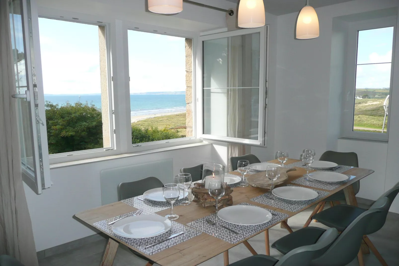 Ferienhaus mit Panorama-Meerblick Plonévez-Porzay