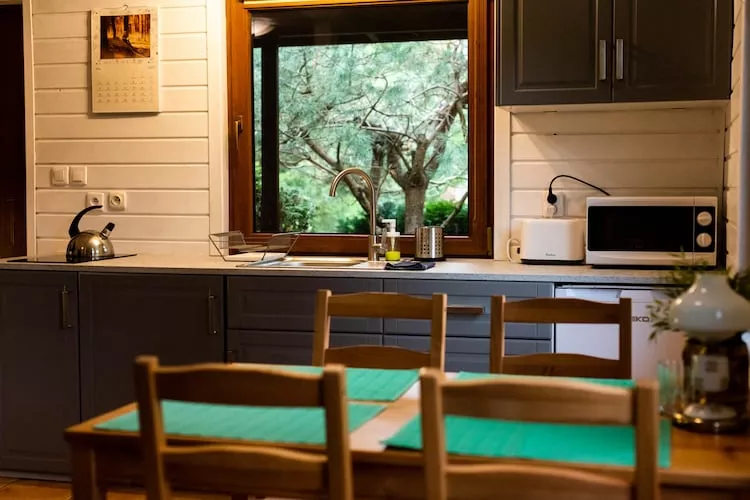 	Domek wakacyjny z 1 sypialnią na piętrze w Kopalinie - Salle à manger