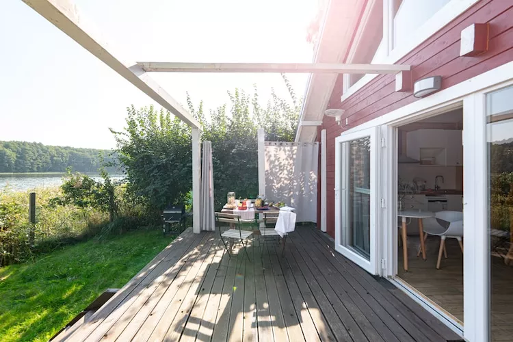 Dom nad jeziorem Klępnica - Terrasse