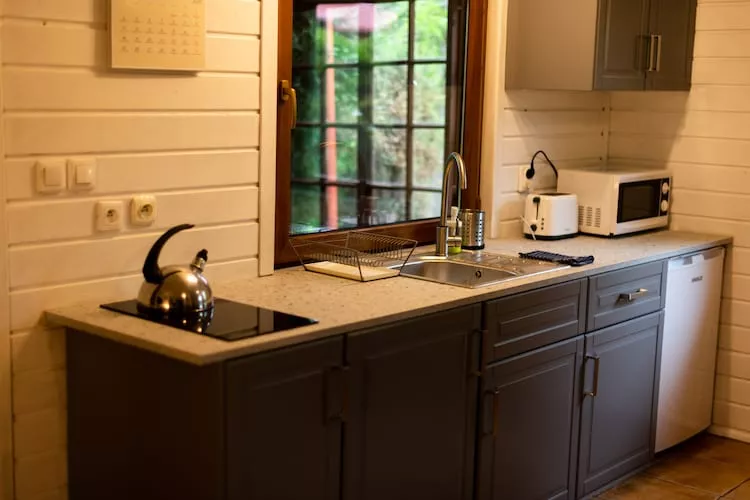 	Domek wakacyjny z 1 sypialnią na piętrze w Kopalinie - Cuisine