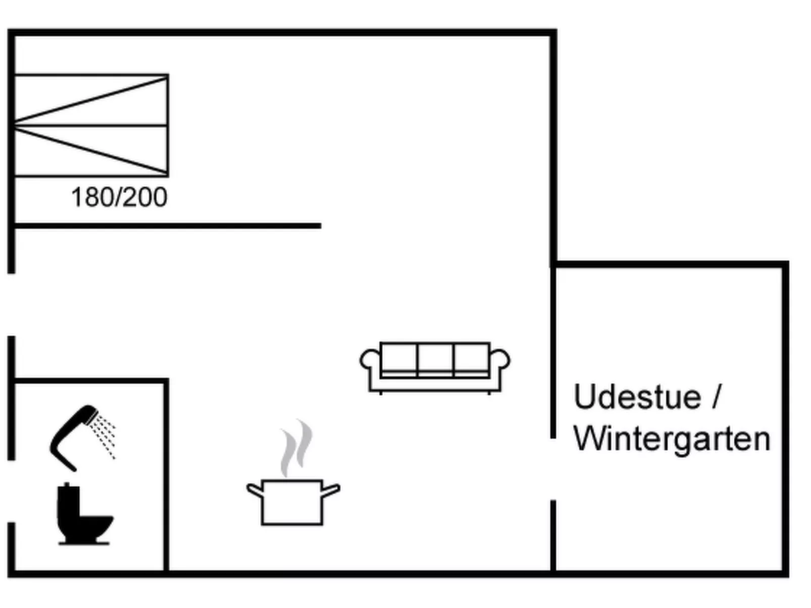 "Anais" - 1.6km from the sea - Inside