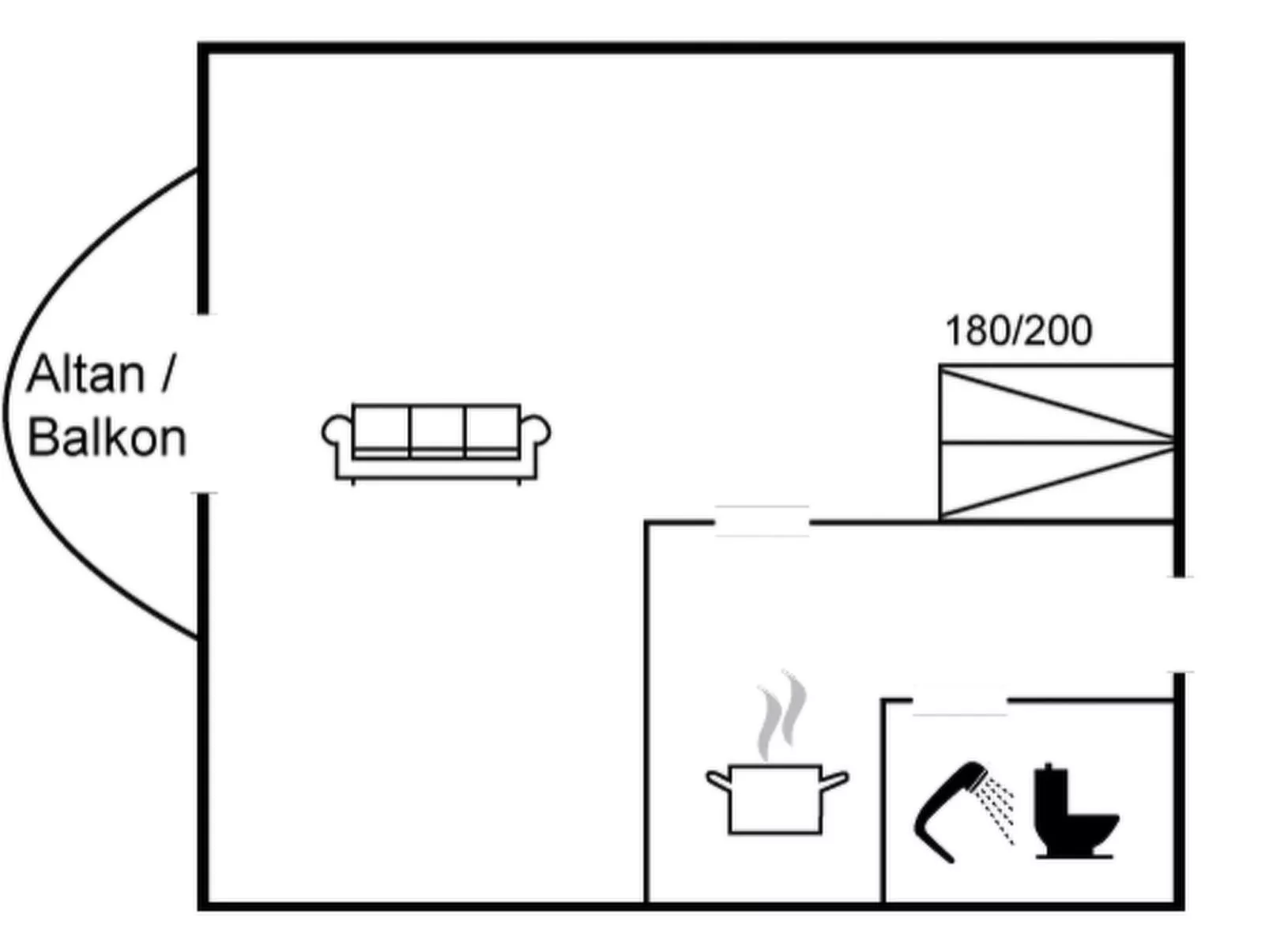 "Gæsling" - 1.6km from the sea - Dedans