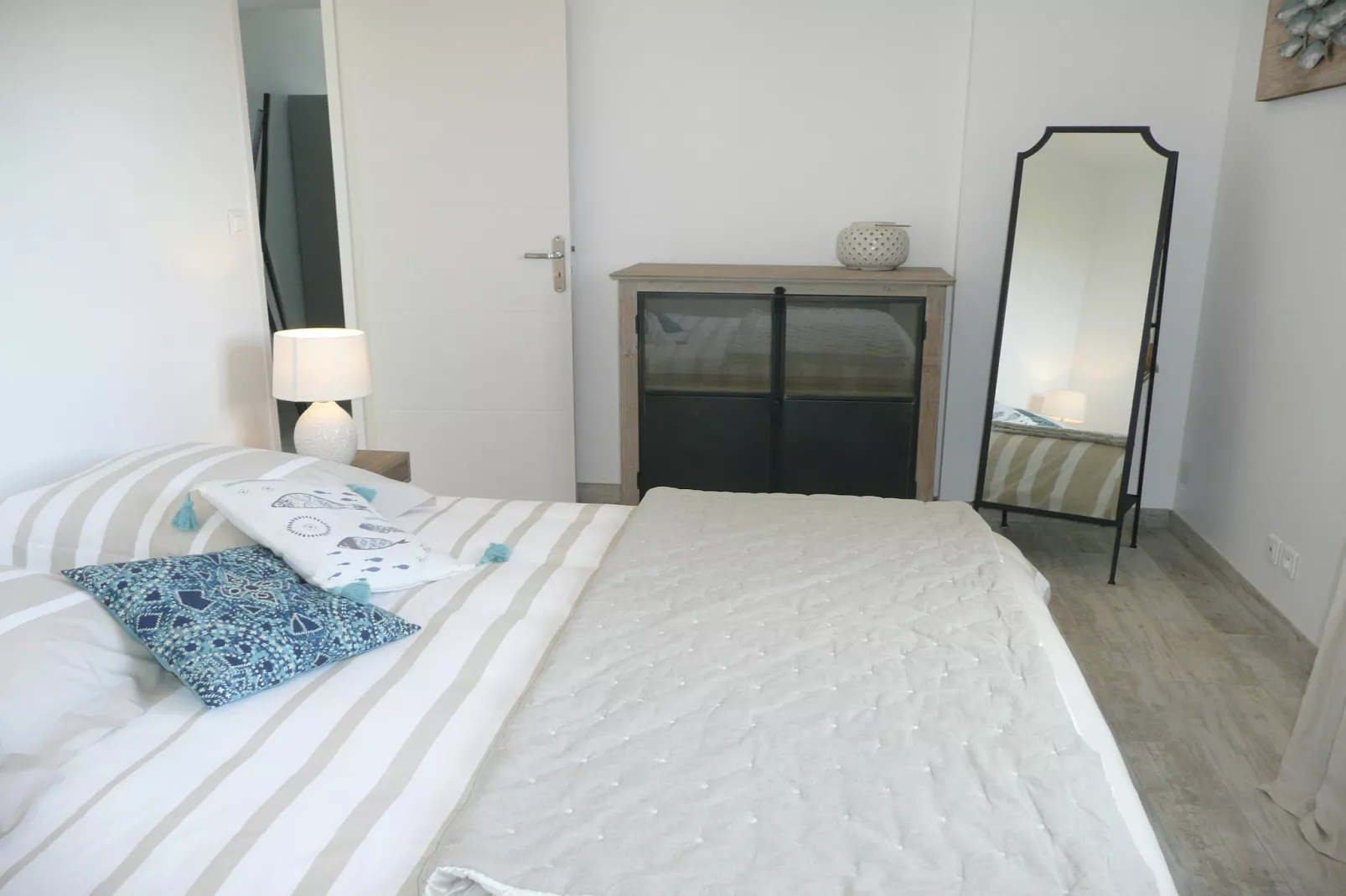 Ferienhaus mit Panorama-Meerblick Plonévez-Porzay - Schlafzimmer