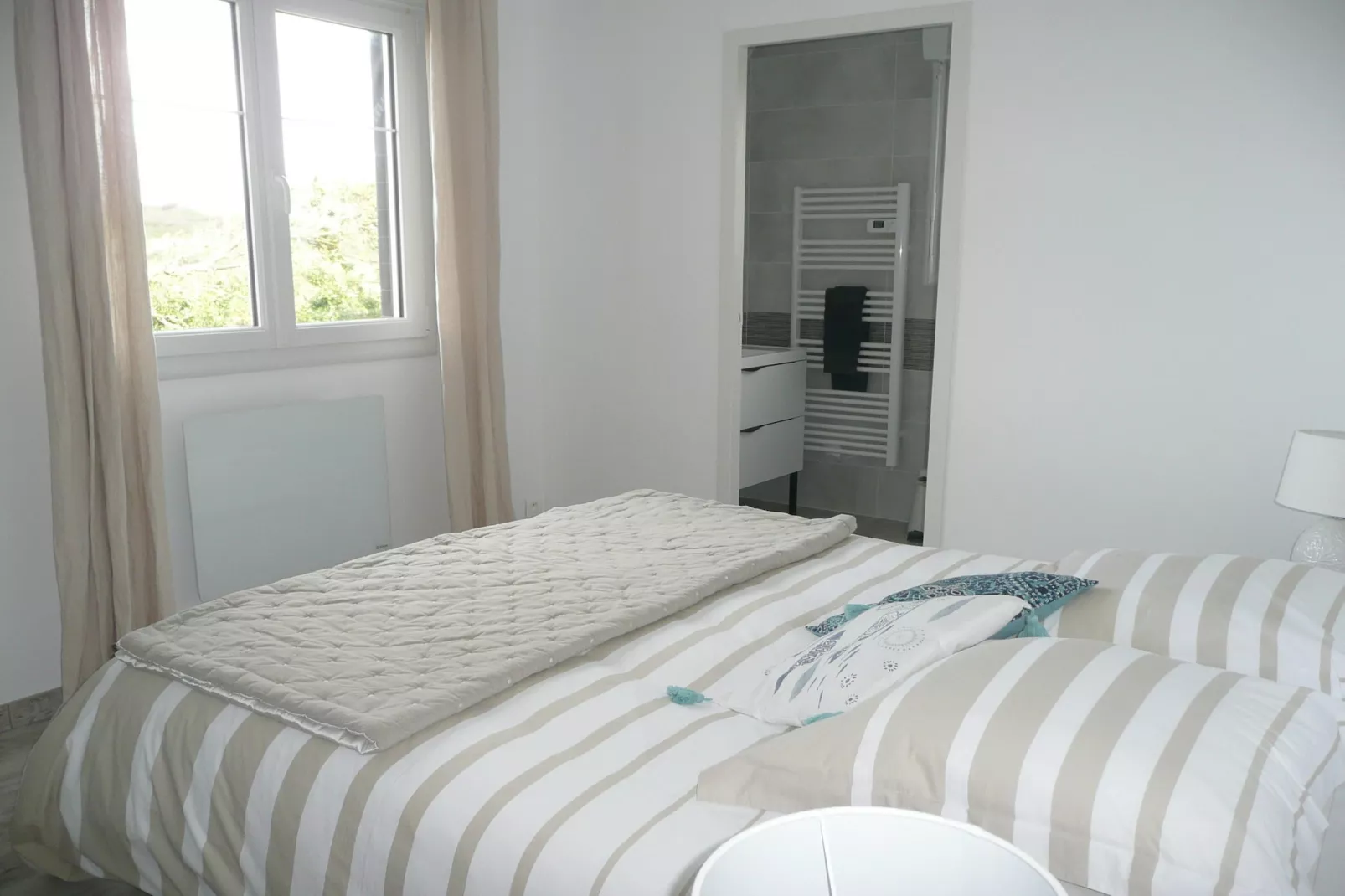 Ferienhaus mit Panorama-Meerblick Plonévez-Porzay - Schlafzimmer