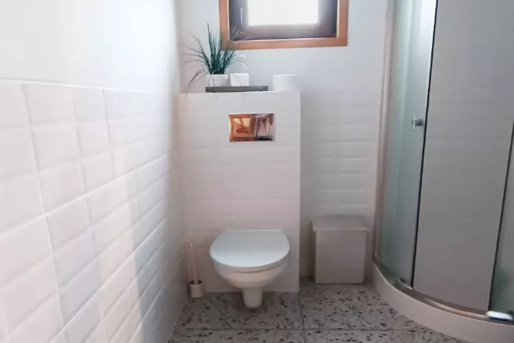 Domek wakacyjny z 2 sypialniami na piętrze w Kopalinie - Salle de bain