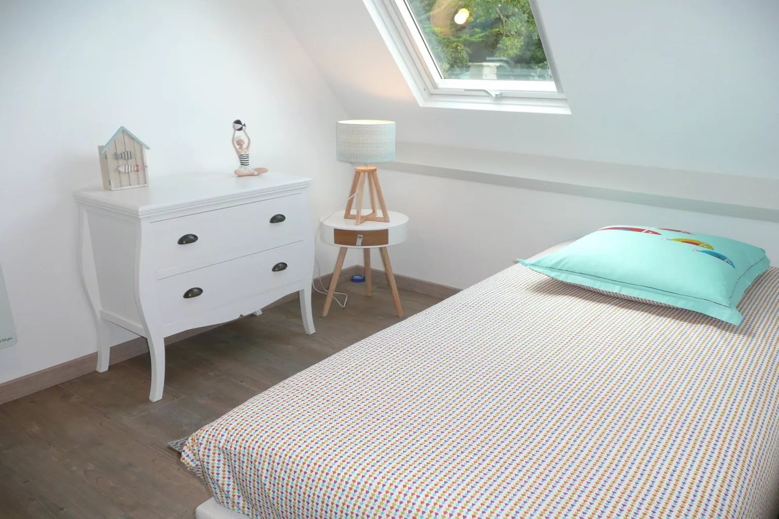 Ferienhaus mit Panorama-Meerblick Plonévez-Porzay - Schlafzimmer