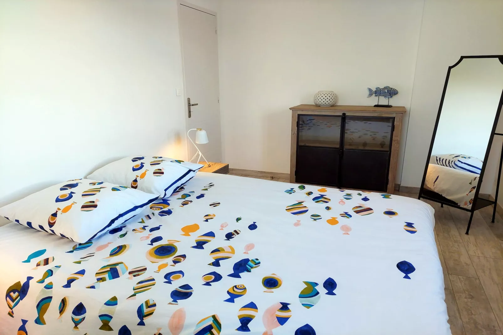 Ferienhaus mit Panorama-Meerblick Plonévez-Porzay - Schlafzimmer