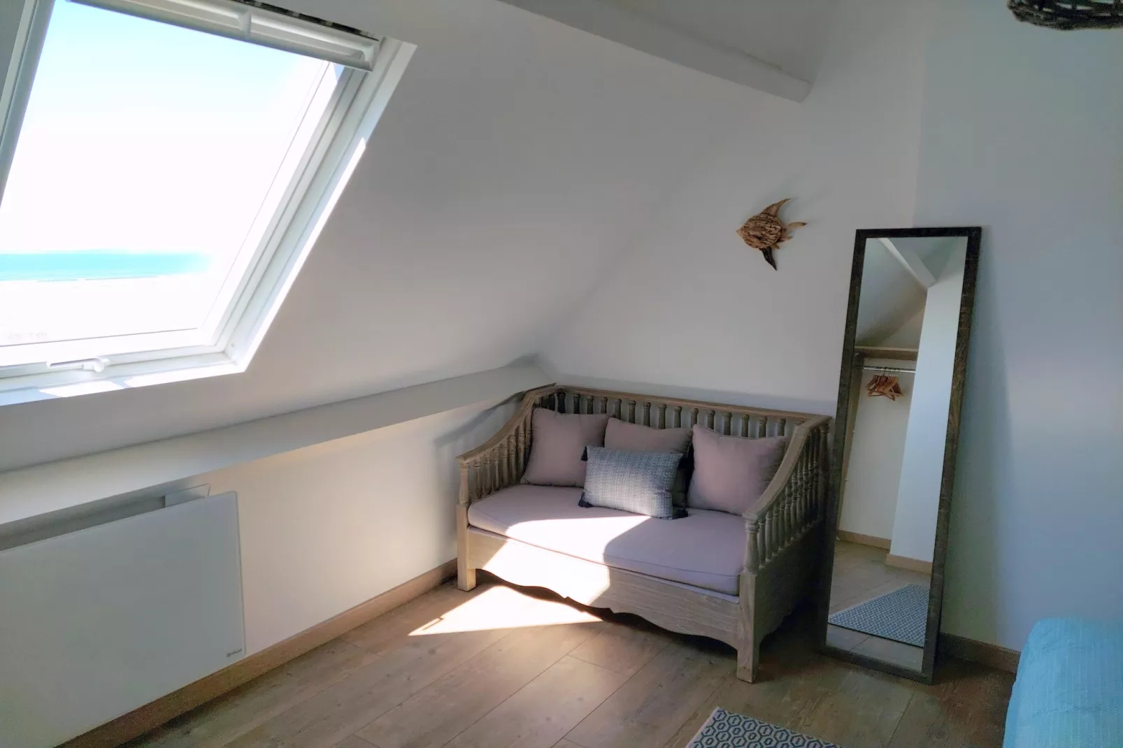 Ferienhaus mit Panorama-Meerblick Plonévez-Porzay - Schlafzimmer