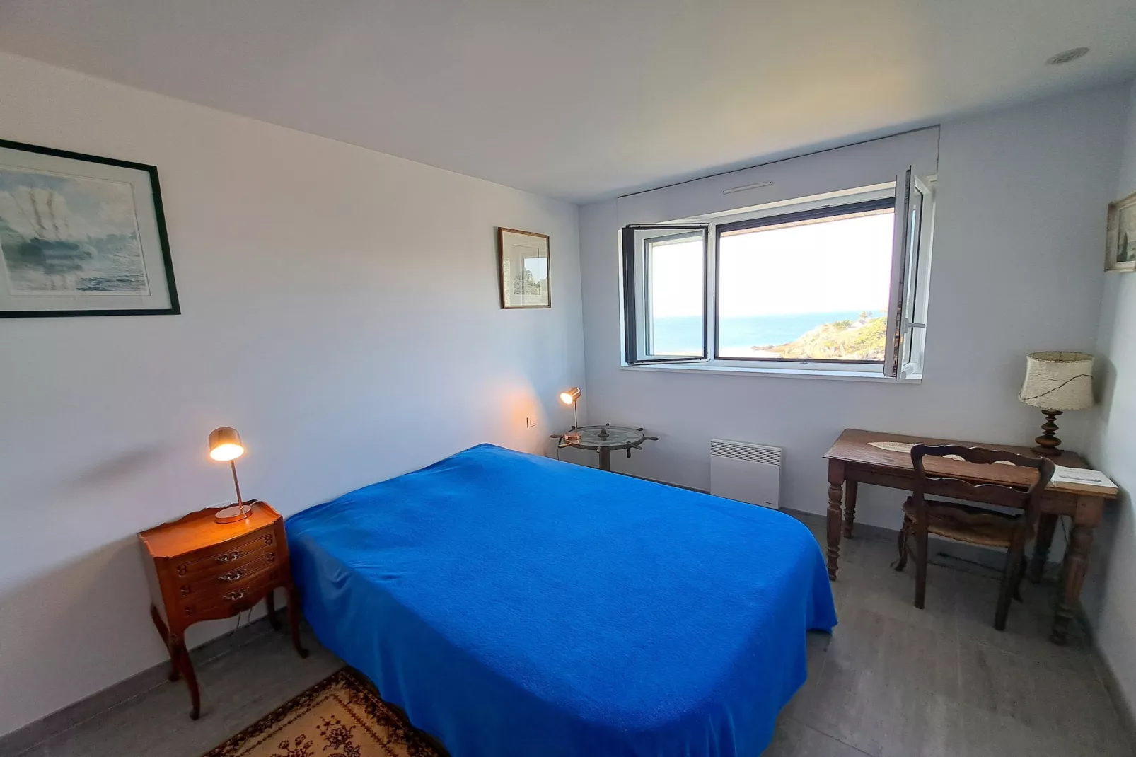 Granitsteinhaus in Nevez - Bedroom